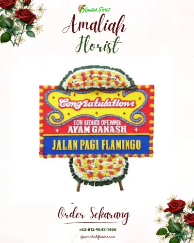 Bunga Papan Congratulation di Kedungpatangewu